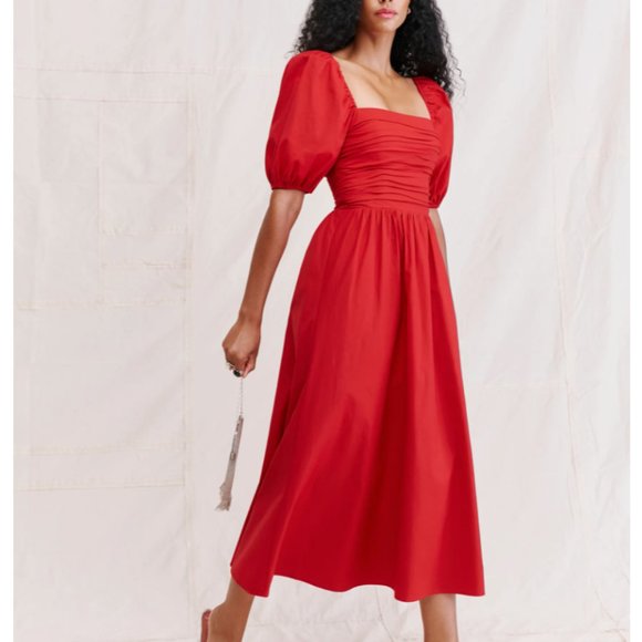 Reformation Dresses & Skirts - Reformation Rachelle Dress - Cherry
